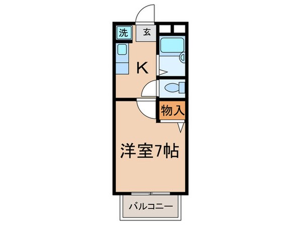 クレ－ルモエの物件間取画像